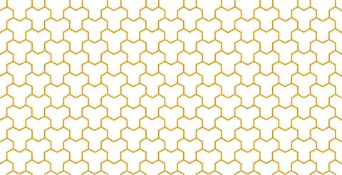 Geometric pattern with lines, seamless background, gold mesh graphic pattern Stock Illustration