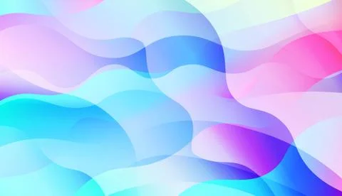 Geometric Pattern With Lines, Wave. Abstract Blurred Gradient Background. For Stock Illustration