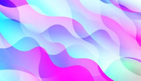 Geometric Pattern With Lines, Wave. Abstract Blurred Gradient Background. For 스톡 일러스트