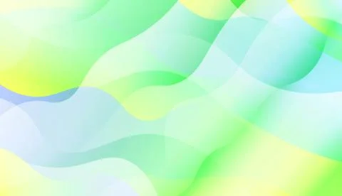 Geometric Pattern With Lines, Wave. Blur Sweet Dreamy Gradient Color Backgrou Stock Illustration