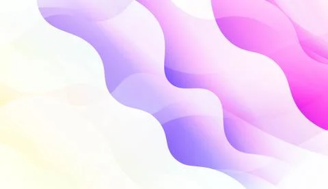 Geometric Pattern With Lines, Wave. Blur Sweet Dreamy Gradient Color Backgrou Illustrazione stock