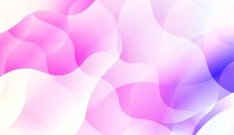 Geometric Pattern With Lines, Wave. Blur Sweet Dreamy Gradient Color Backgrou Illustrazione stock