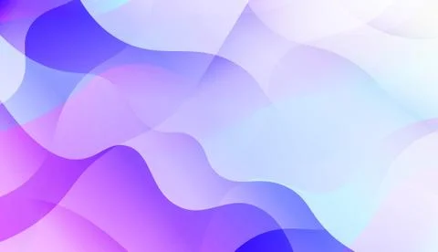 Geometric Pattern With Lines, Wave. Blur Sweet Dreamy Gradient Color Backgrou Illustrazione stock