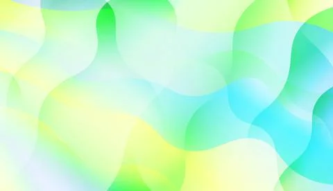 Geometric Pattern With Lines, Wave. Blur Sweet Dreamy Gradient Color Backgrou Stock Illustration