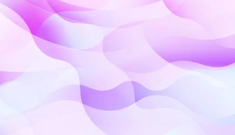 Geometric Pattern With Lines, Wave. Blur Sweet Dreamy Gradient Color Backgrou Stock Illustration