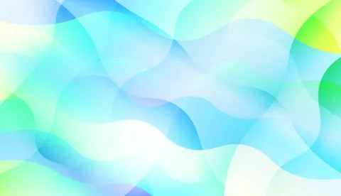 Geometric Pattern With Lines, Wave. Blur Sweet Dreamy Gradient Color Backgrou Stock Illustration