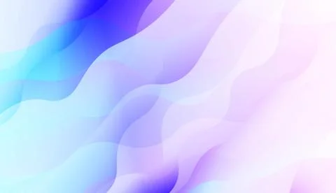 Geometric Pattern With Lines, Wave. Blur Sweet Dreamy Gradient Color Backgrou Stock Illustration