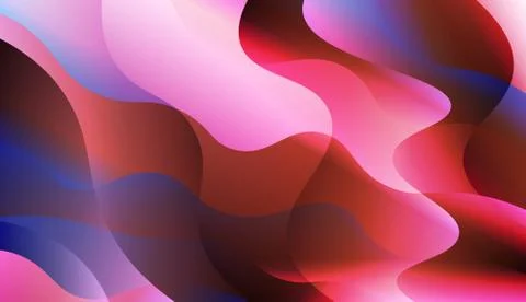 Geometric Pattern With Lines, Wave. For Cover Page, Landing Page, Banner. Vec Stock Illustration