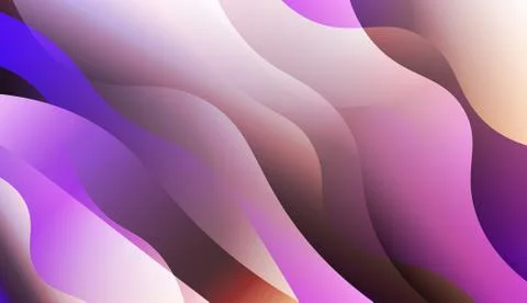 Geometric Pattern With Lines, Wave. For Cover Page, Landing Page, Banner. Vec Stock Illustration