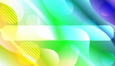 Geometric Pattern With Lines, Wave. Fluid shapes composition. For Business Pr Stock Illustration