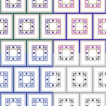 Geometric pattern of lines on a white background. Stock Illustration