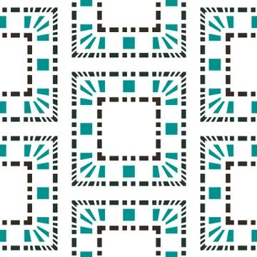 Geometric pattern of lines on a white background. Stock Illustration