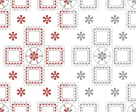 Geometric pattern of lines on a white background. Stock Illustration