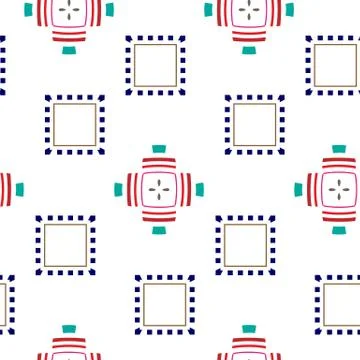 Geometric pattern of lines on a white background. Illustrazione stock