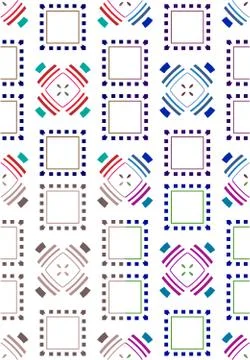 Geometric pattern of lines on a white background. Stock Illustration