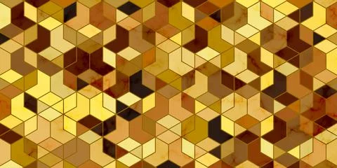 Geometric pattern luxury golden background Stock Illustration