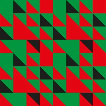 Geometric pattern mosaic of triangles, print for branding, textiles, kids des Stock Illustration