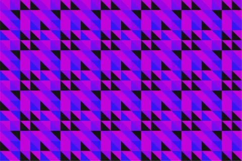 Geometric pattern mosaic of triangles, print for branding, textiles, kids des Stock Illustration