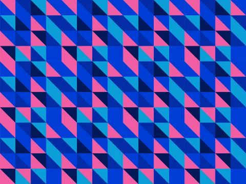 Geometric pattern mosaic of triangles, print for branding, textiles, kids des 스톡 일러스트