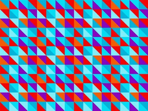 Geometric pattern mosaic of triangles, print for branding, textiles, kids des 스톡 일러스트