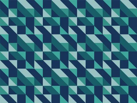 Geometric pattern mosaic of triangles, print for branding, textiles, kids des Stock Illustration