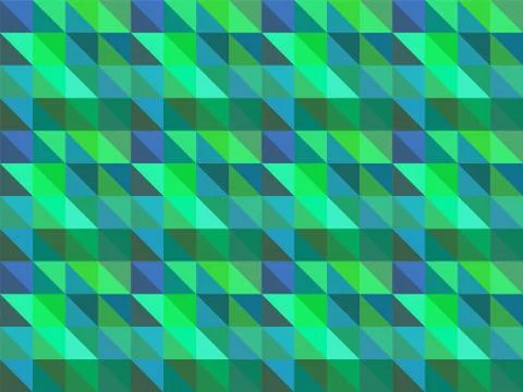 Geometric pattern mosaic of triangles, print for branding, textiles, kids des Stock Illustration