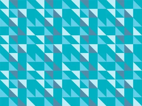 Geometric pattern mosaic of triangles, print for branding, textiles, kids des Stock Illustration