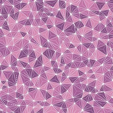 Geometric pattern. Multiple repeated inner triangles. Compact triangles siz.. Stock Illustration