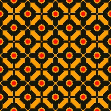 Geometric pattern natural pattern background seamless vector file Stock Illustration