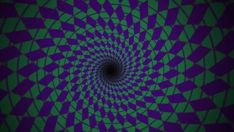 Geometric Pattern Optical Illusion Effect. Stock Footage 334669229