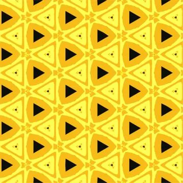 Geometric pattern in ornamental style. Seamless desing texture for greeting c Stock Illustration