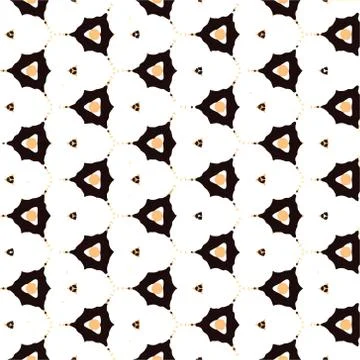 Geometric pattern in ornamental style. Seamless desing texture for greeting c Stock Illustration