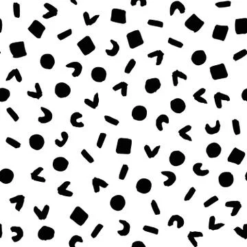 Geometric Pattern Painted Stock Illustration