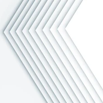 Geometric pattern of paper corners. 3 d Stock Illustration
