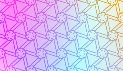 Geometric pattern with pastel color Gradient Color Background Wallpaper. For  스톡 일러스트