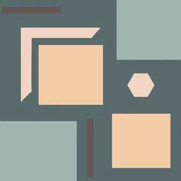 The geometric pattern pastel colors Stock Illustration