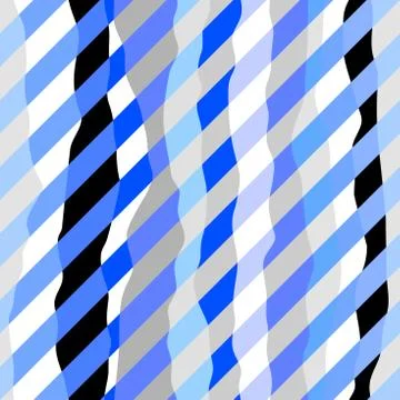 Geometric pattern in a patchwork collage style. Illustrazione stock