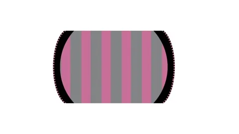 Geometric pattern with pink and gray stripes animation video Stock Footage 343698696