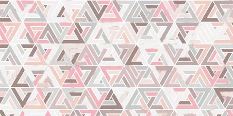 Geometric pattern pink backgrond with marble texture Stock Illustration