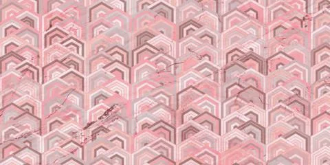 Geometric pattern pink background with polygonal Stock Illustration
