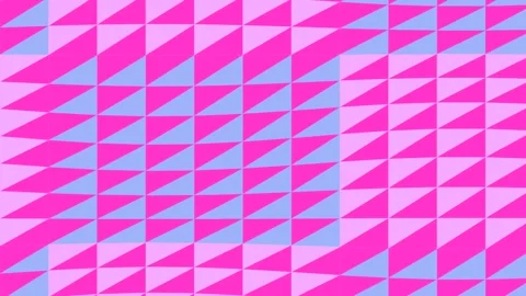 Geometric Pattern Pink Blue Triangles. Stock Footage 327254595