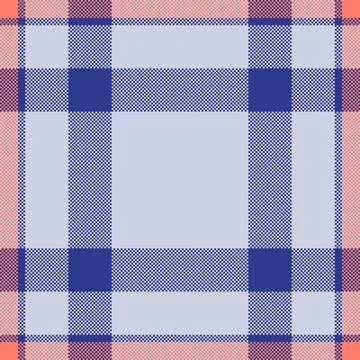 Geometric pattern, pixelated plaid design. Ideal for backgrounds, textiles, o Illustrazione stock