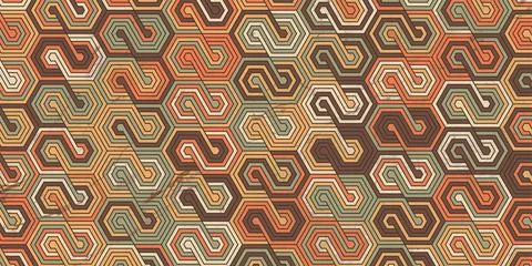 Geometric pattern with polygonal and marble texture Stock Illustration