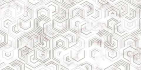 Geometric pattern with polygonal shape and marble texture luxury background Stock Illustration