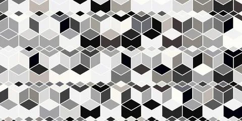 Geometric pattern polygonal shape gray background Stock Illustration