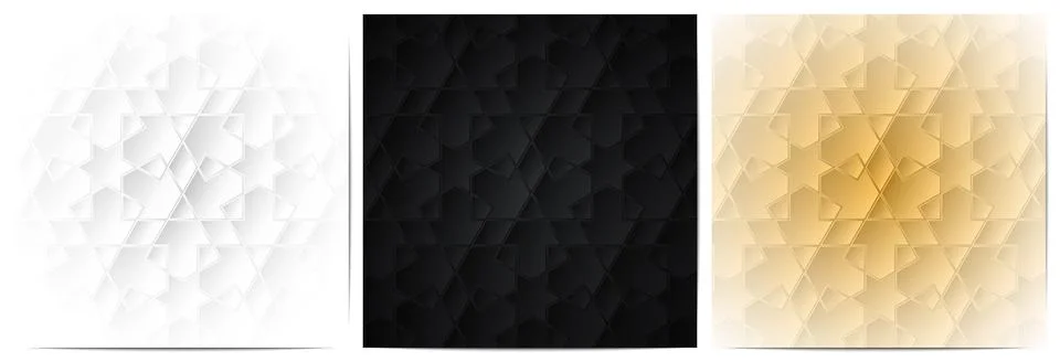Geometric pattern with polygonal shape luxury background Stock Illustration