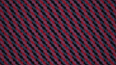 Geometric pattern of red and blue shapes on dark background Stock Footage 339456847
