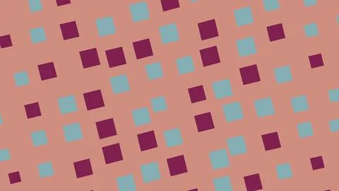 Geometric pattern of red and blue squares Stock Illustration