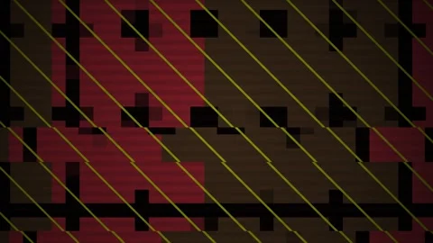 Geometric Pattern with Red and Brown Squares. Stock Footage 335512967