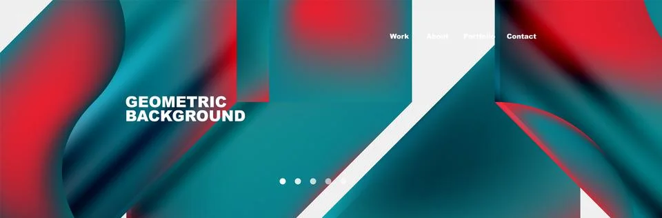 Geometric pattern in red, blue, and white lines for a vibrant display on a logo 스톡 일러스트
